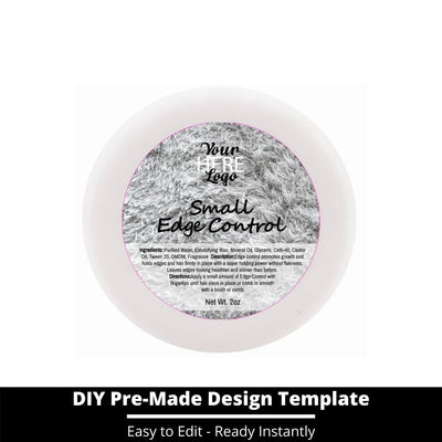 Small Edge Control Top Label Template 114