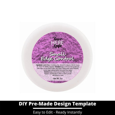 Small Edge Control Top Label Template 115