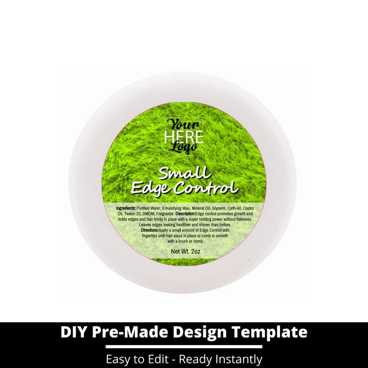 Small Edge Control Top Label Template 117