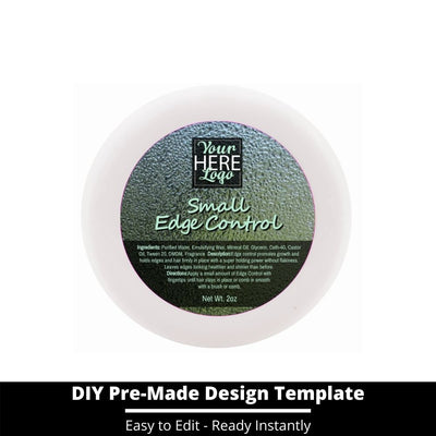 Small Edge Control Top Label Template 129