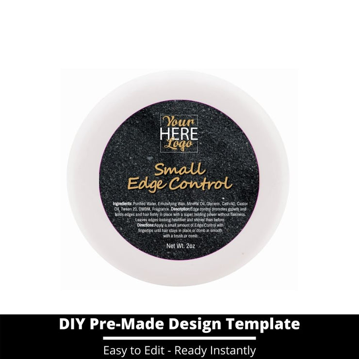 Small Edge Control Top Label Template 131