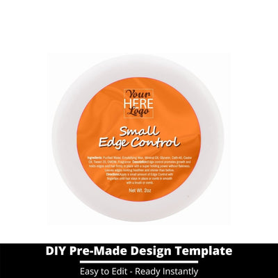 Small Edge Control Top Label Template 136