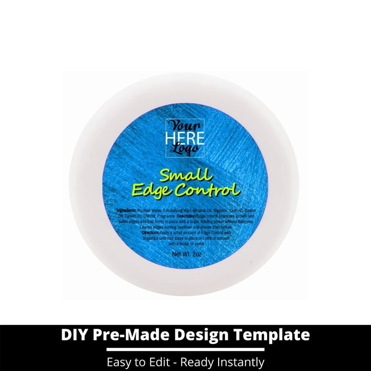 Small Edge Control Top Label Template 147