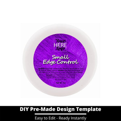 Small Edge Control Top Label Template 148