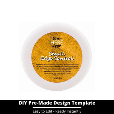 Small Edge Control Top Label Template 150
