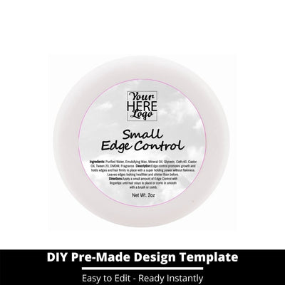 Small Edge Control Top Label Template 167