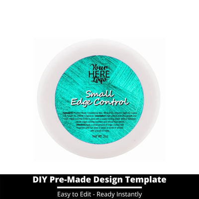 Small Edge Control Top Label Template 169
