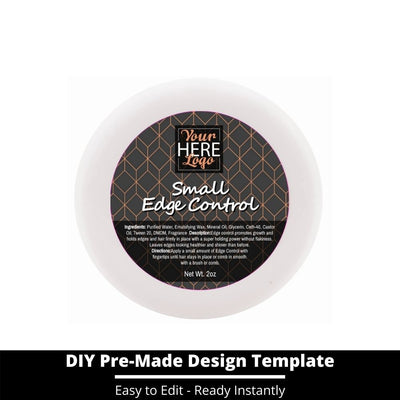 Small Edge Control Top Label Template 184