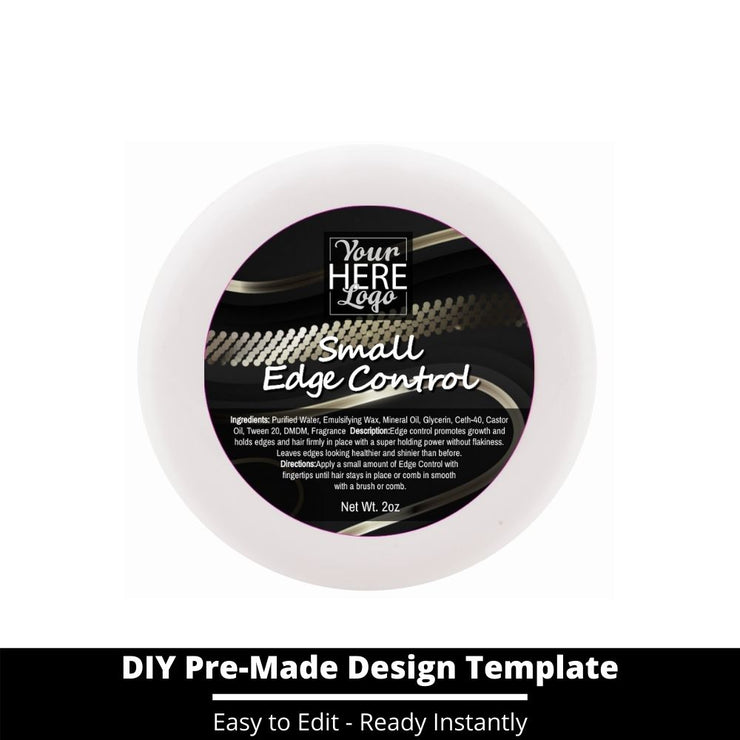 Small Edge Control Top Label Template 186