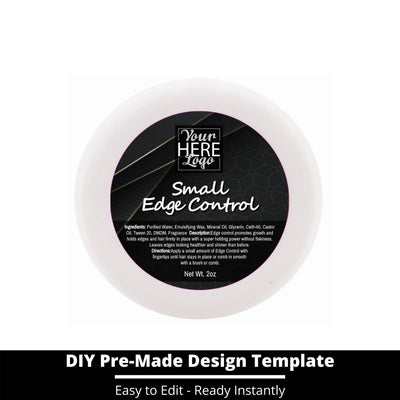 Small Edge Control Top Label Template 189