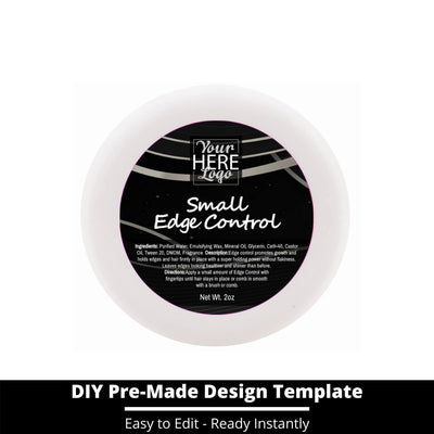 Small Edge Control Top Label Template 201