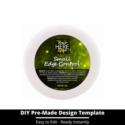 Small Edge Control Top Label Template 203