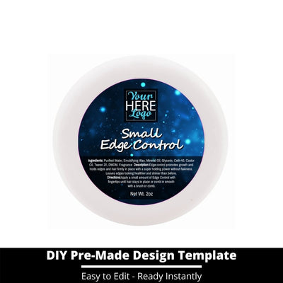 Small Edge Control Top Label Template 204