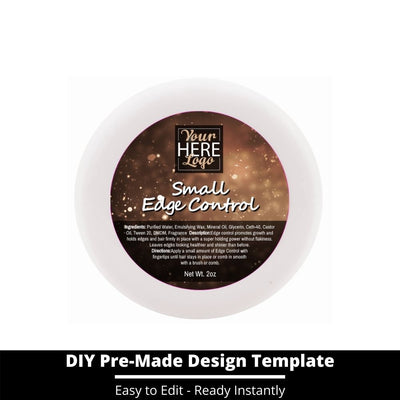 Small Edge Control Top Label Template 208