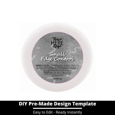 Small Edge Control Top Label Template 223