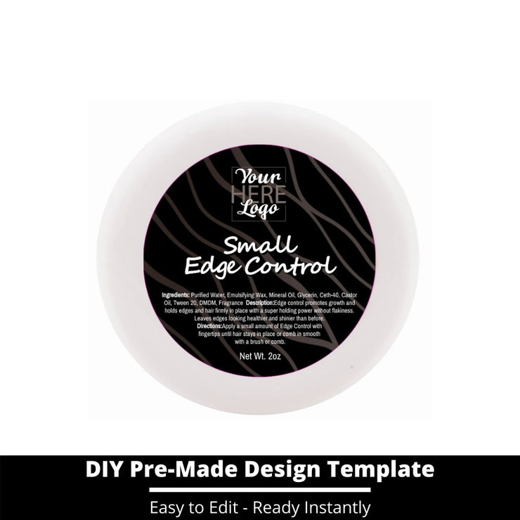 Small Edge Control Top Label Template 225