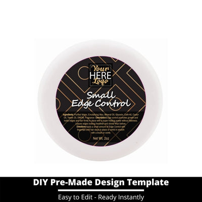 Small Edge Control Top Label Template 226