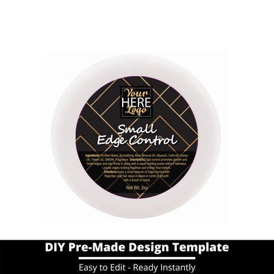 Small Edge Control Top Label Template 227