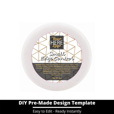 Small Edge Control Top Label Template 228