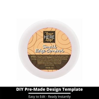 Small Edge Control Top Label Template 230