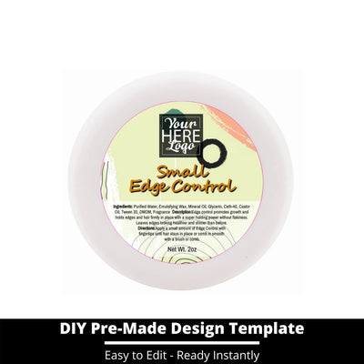 Small Edge Control Top Label Template 239