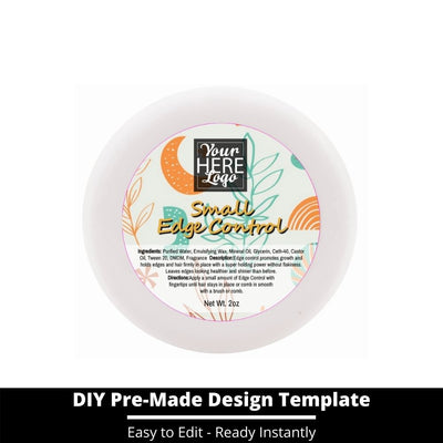 Small Edge Control Top Label Template 240