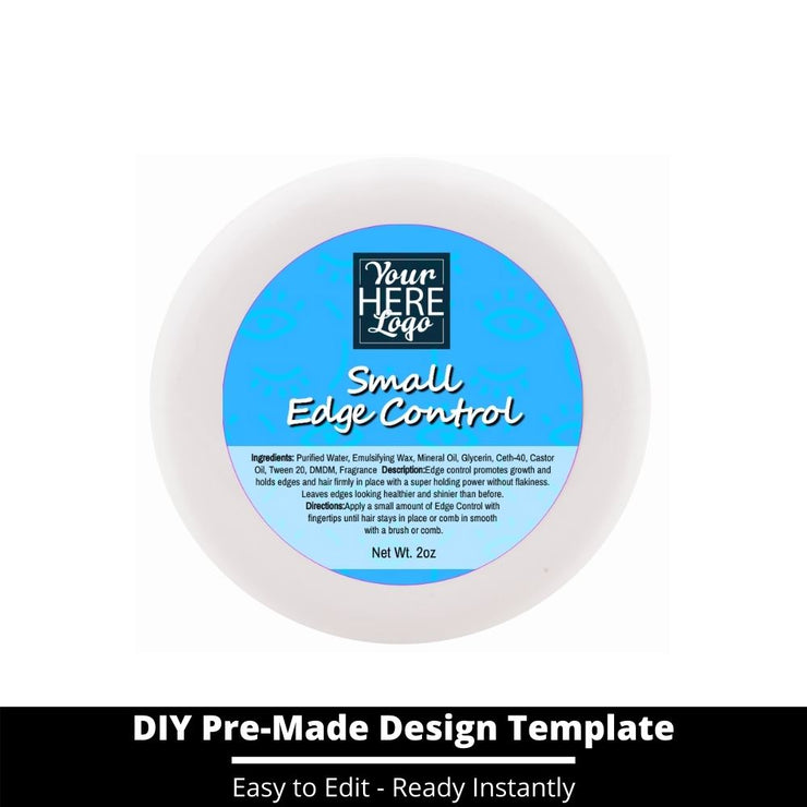 Small Edge Control Top Label Template 241