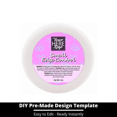 Small Edge Control Top Label Template 243