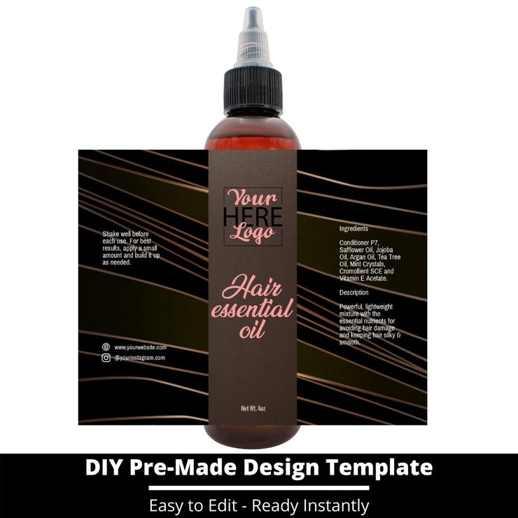 Hair Essential Oil Design Template 12