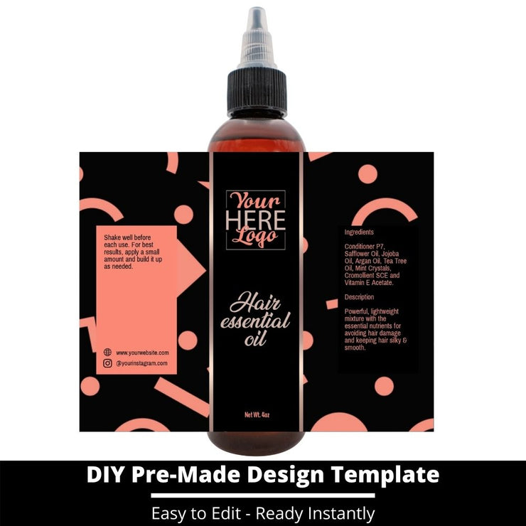 Hair Essential Oil Design Template 13