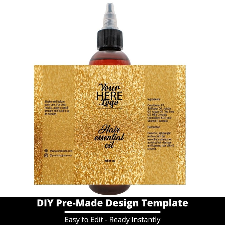 Hair Essential Oil Design Template 140