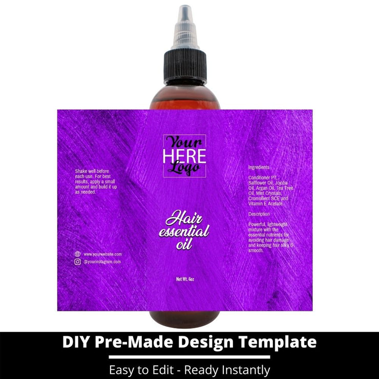 Hair Essential Oil Design Template 148