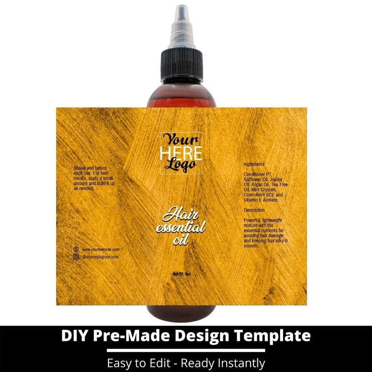 Hair Essential Oil Design Template 150