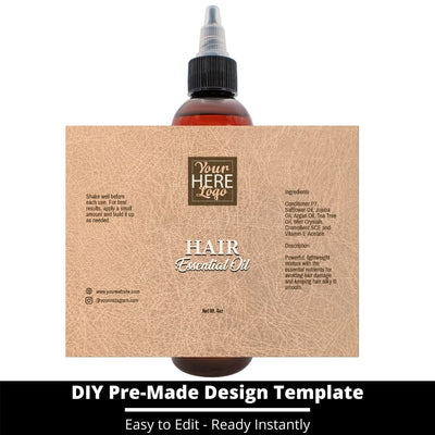 Hair Essential Oil Design Template 160