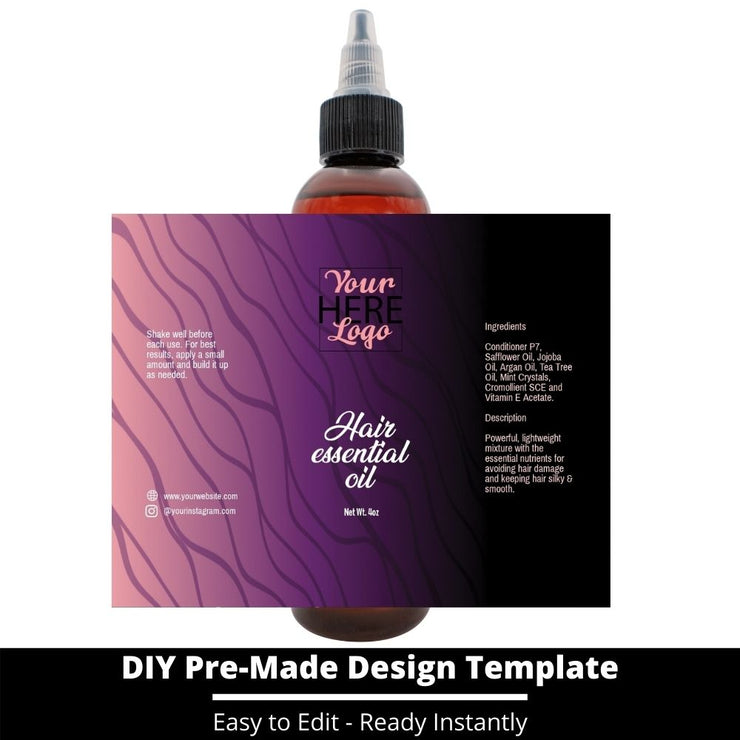 Hair Essential Oil Design Template 1