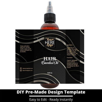 Hair Essential Oil Design Template 201