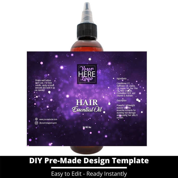 Hair Essential Oil Design Template 205