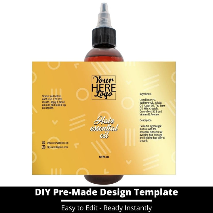 Hair Essential Oil Design Template 212