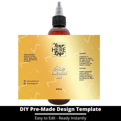 Hair Essential Oil Design Template 214