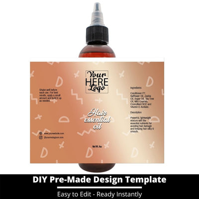 Hair Essential Oil Design Template 215