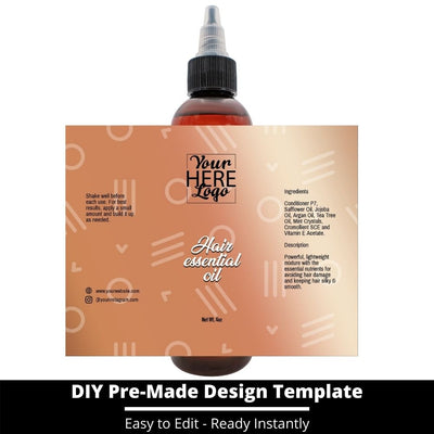 Hair Essential Oil Design Template 217