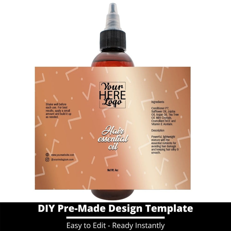 Hair Essential Oil Design Template 219