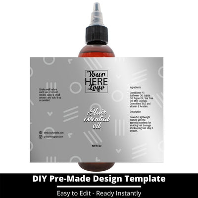 Hair Essential Oil Design Template 222