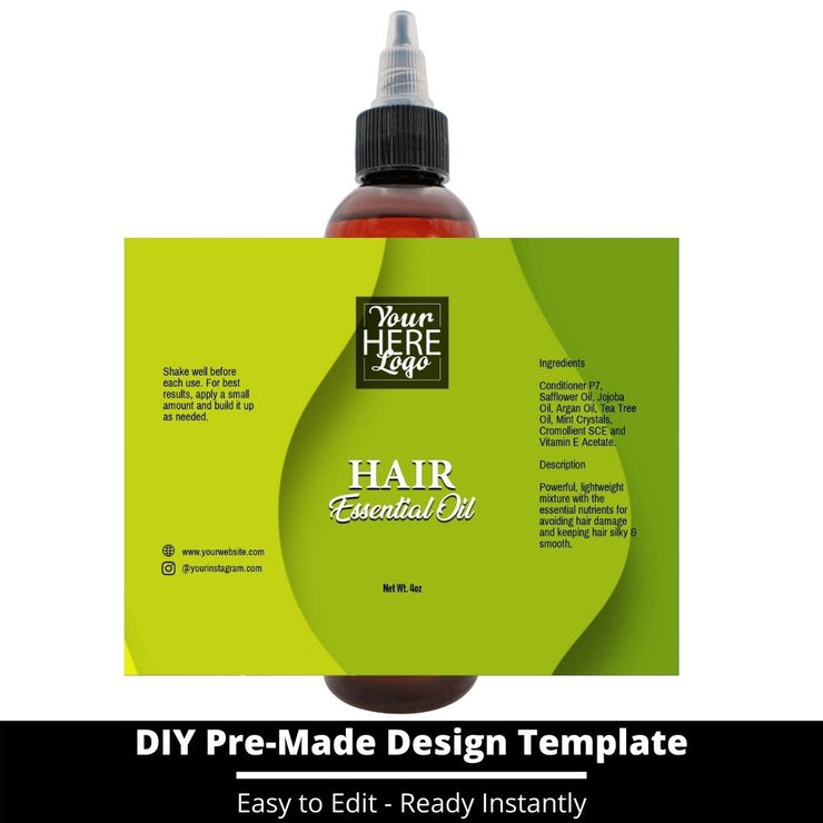 Hair Essential Oil Design Template 234