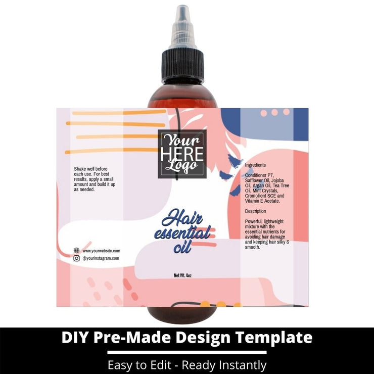 Hair Essential Oil Design Template 237