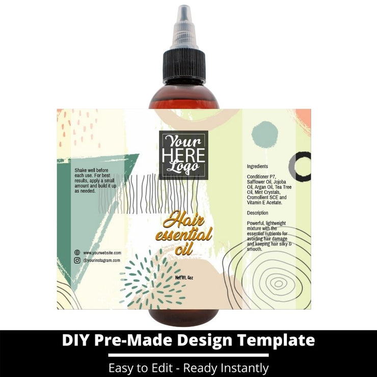 Hair Essential Oil Design Template 239