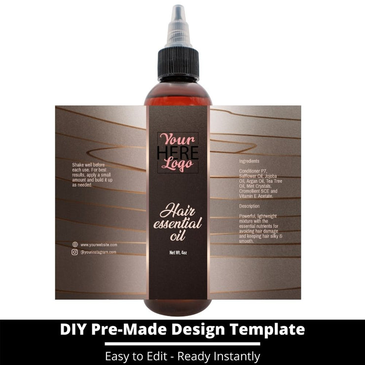 Hair Essential Oil Design Template 2