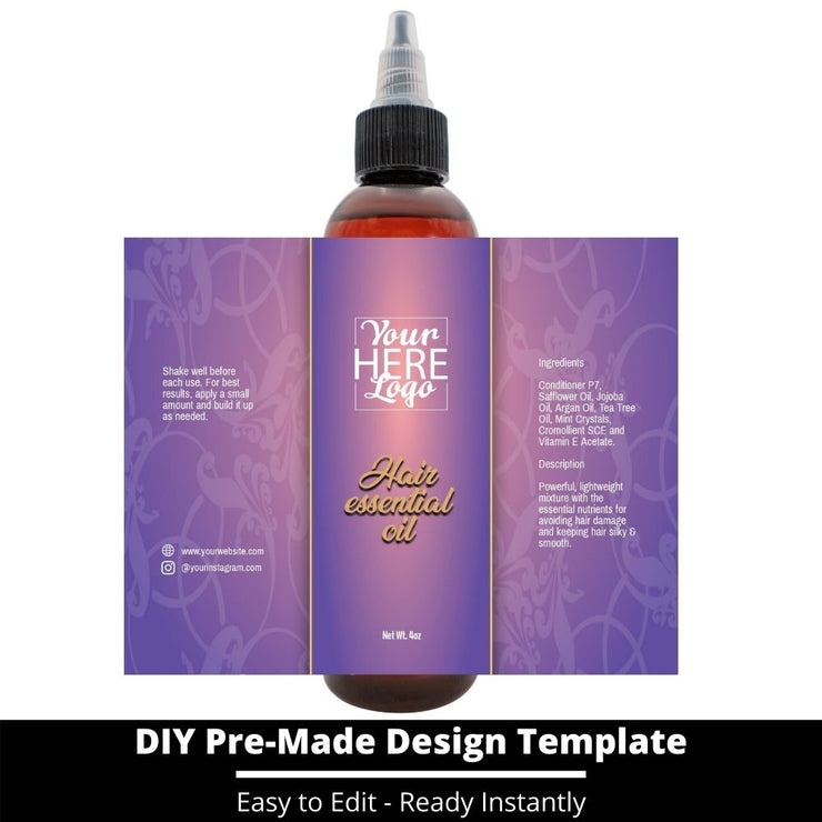 Hair Essential Oil Design Template 44