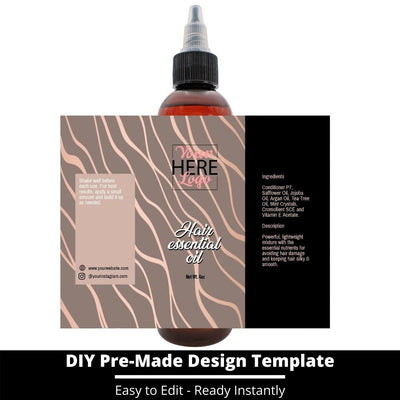 Hair Essential Oil Design Template 4