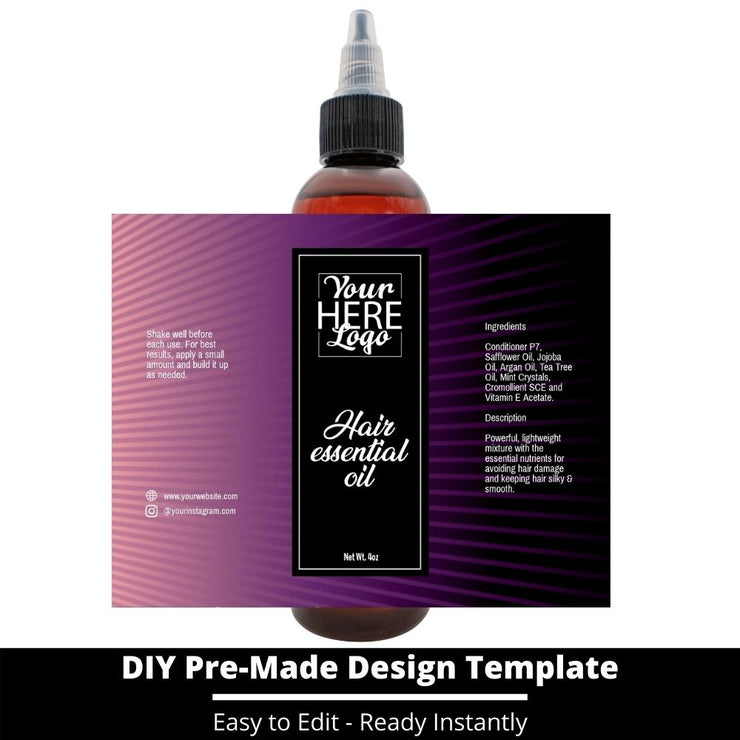 Hair Essential Oil Design Template 64